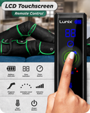 LX10 Full Leg Compression Massager, Forest Green