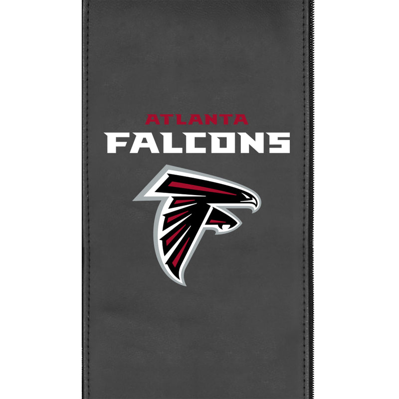 Silver Club Chair with Atlanta Falcons Secondary Logo