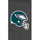 Silver Loveseat with  Philadelphia Eagles Helmet Logo