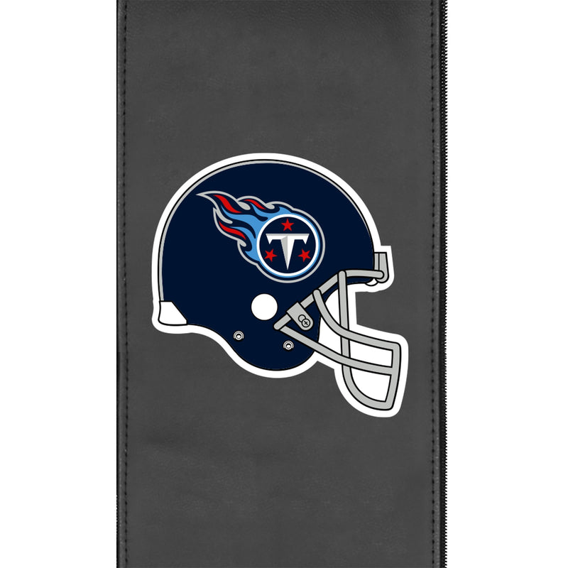 Silver Club Chair with  Tennessee Titans Helmet Logo