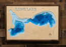Lone Lake in Aitkin County, Minnesota by Horn Dog Maps