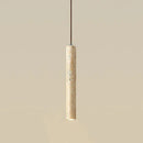Long Cylinder Travertine Pendant Lamp