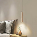 Long Cylinder Travertine Pendant Lamp