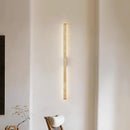 Long Strip Travertine Prometheus Wall Lamp