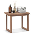 Long Natural Wood Bath Spa Stool with Non-slip Foot Pads for Elderly by LJGDeals