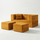 Loop Foldable Sofa Bed – Mustard