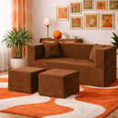 Loop Foldable Sofa Bed – Terracotta