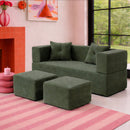 Loop Foldable Sofa Bed – Green