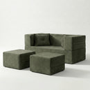 Loop Foldable Sofa Bed – Green