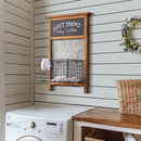 Farmhouse Laundry Wall Basket by Decor Steals