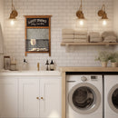 Farmhouse Laundry Wall Basket by Decor Steals