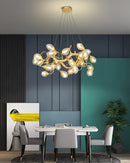 Lotus Brass Chandeliers