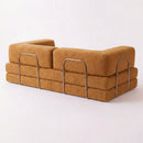 Vetta Foldable Sofa Bed – Mustard