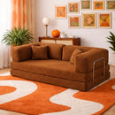 Vetta Foldable Sofa Bed – Terracotta