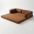 Vetta Foldable Sofa Bed – Terracotta