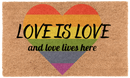 Love is Love Coir Mat