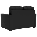 Silver Loveseat with Virginia Tech Hokies Stand Logo