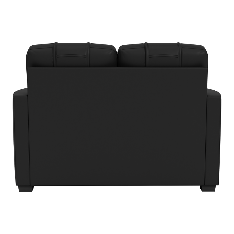 Silver Loveseat with Corvette Coupe Logo