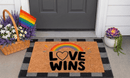Love Wins Coir Mat
