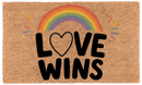 Love Wins Coir Mat
