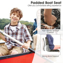 Low Back Folding Padded Boat Seat with 4 Bolts for Outdoor Adventures-Camouflage by LJGDeals