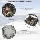 Low Back Folding Padded Boat Seat with 4 Bolts for Outdoor Adventures-Camouflage by LJGDeals