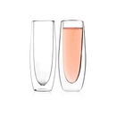 Stemless Double Wall Champagne Prosecco Glasses  - 5.4 fl. oz