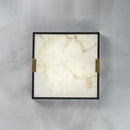 Square Lucien Alabaster Ceiling Light
