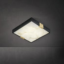 Square Lucien Alabaster Ceiling Light