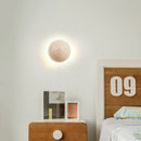 Luna Round Travertine Wall Light
