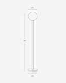 Luna LED Floor Lamp by Brightech