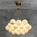 Lunar Alabaster Spherical Chandelier