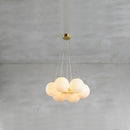 Lunar Alabaster Spherical Chandelier