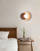 Lunar Eclipse Travertine Wall Lamp