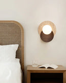 Lunar Eclipse Travertine Wall Lamp