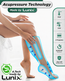 LX10 Full Leg Compression Massager Upgraded, Charcoal Black
