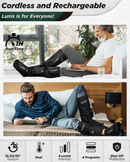 LX1 FOOT AND CALF COMPRESSION MASSAGER BLACK