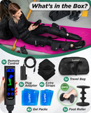 LX10 Full Leg Compression Massager Upgraded, Charcoal Black