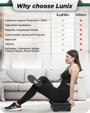 LX18 Vibration Plate, Charcoal Black