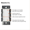 Lutron Maestro C.L Dimmer Switch MACL-153M-WH, White