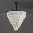 Luxurious Cascading Snow Plaster Chandelier
