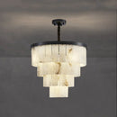 Luxurious Cascading Snow Plaster Chandelier