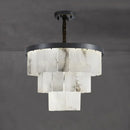 Luxurious Cascading Snow Plaster Chandelier