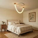Luxurious Pearl Necklace Chandelier