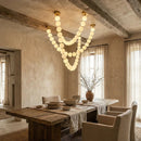 Luxurious Pearl Necklace Chandelier