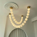 Luxurious Pearl Necklace Chandelier