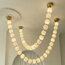Luxurious Pearl Necklace Chandelier
