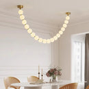Luxurious Pearl Necklace Chandelier