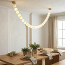 Luxurious Pearl Necklace Chandelier