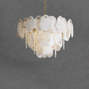 Luxury Alabaster Brass Chandelier